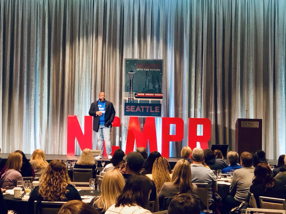 Without storytellers, no one would know about the work that #communitycolleges do. Our communicators are essential to the #equity & student success equation. Thank you to the @ncmpr_national for allowing me the opening keynote today to your amazing group.