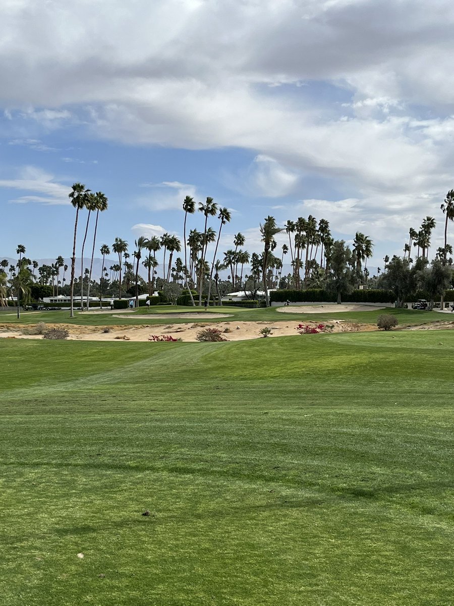 Nick_Dailey's tweet image. Indian Canyons north course. Loved the palm trees and a super fun course. Was blowing 35 at times so made it a bit of a challenge