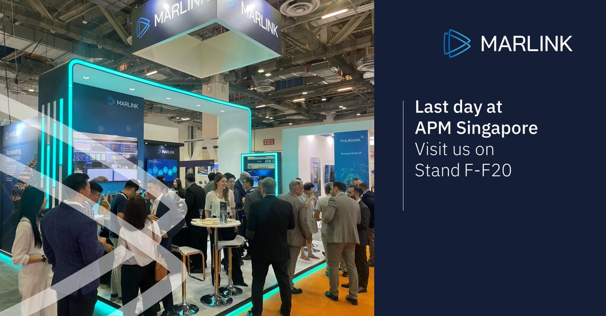 Last day at #APM Singapore! Don’t miss your opportunity to connect with our team here on Stand F-F20. Yesterday we welcomed visitors to a networking event on our stand, where they were interested to hear about our solutions with a focus on #LEO #CyberSecurity & #IIoT.