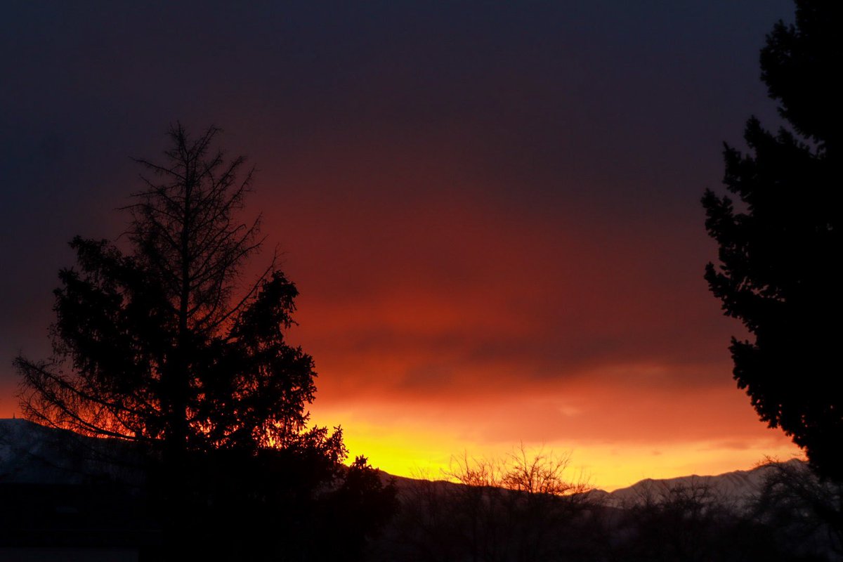JanResendez's tweet image. The sunset tonight #utahsunset #sunsetphotography #outdoors #dusk