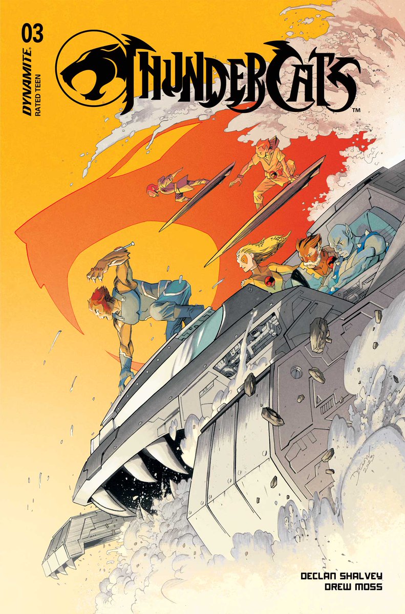 DynamiteComics's tweet photo. Monday is the Final Order Cutoff for Thundercats #3from Declan Shalvey and Drew Moss. Look for the cover by Declan Shalvey. Also available in Virgin, Foil and B&W.
#thundercats #declanshalvey #drewmoss
https://t.co/CAmdEuqi0E https://t.co/G5p66x4upH