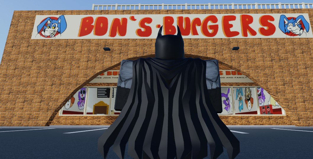 TheBatspecter's tweet photo. bon's burgers needs a hero... https://t.co/j1gFOiMtLa