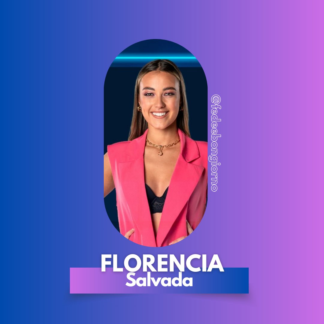 fedeebongiorno's tweet photo. 👁️ Zoe y Martin decidieron salvar de placa a FLORENCIA #GranHermano https://t.co/GuxO5mlUdL