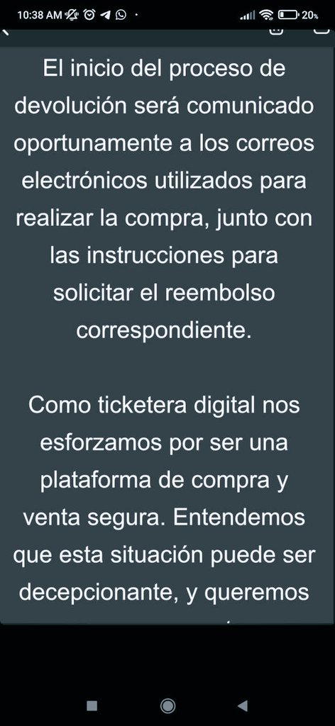 BsBfcEcuador's tweet photo. Comunicado
Queridos Fans de Backstreet Boys en Ecuador,después de semanas de la supuesta reprogramación del concierto de @nickcarter para nuestro país🇪🇨 esta es la info que nos dan y seguimos en espera por las fechas concretas de las devoluciones @Ticketshow @buenplantickets https://t.co/JsFge8Lik6