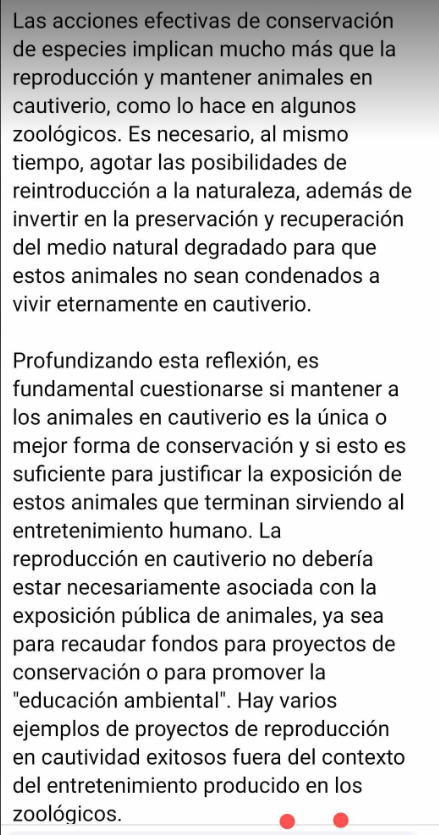 EUDS_Elefantes's tweet photo. 📷📷 ¡🆉📷📷🅻ó🅶🅸🅲📷🆂! Instituciones con fines de lucro, que coleccionan ejemplares de vida salvaje en instalaciones artificiales de confinamiento, so pretexto ...
📷 Acompañanos a leer y reflexionar este #Repost @forumanimal https://t.co/IHLPQnSd0b