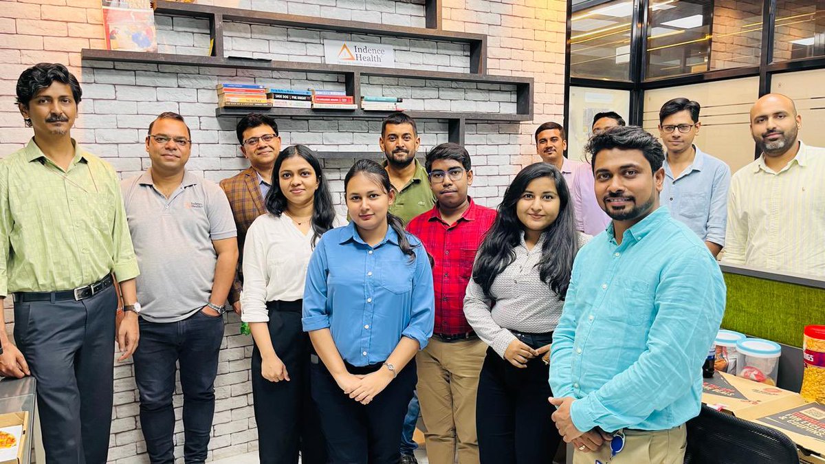 Enjoyed interacting with the dynamic groups of researchers at @IndenceHealth They are small but mighty, doing an array of very high quality #HEOR work, ready to make a bigger dent in the #HEOR world. Doubly proud of them coming out of my hometown #kolkata @ISPORorg