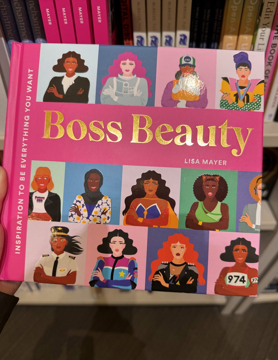 Spotted at the bookstore today 🥰🤍 happy belated #IWD @BossBeauties