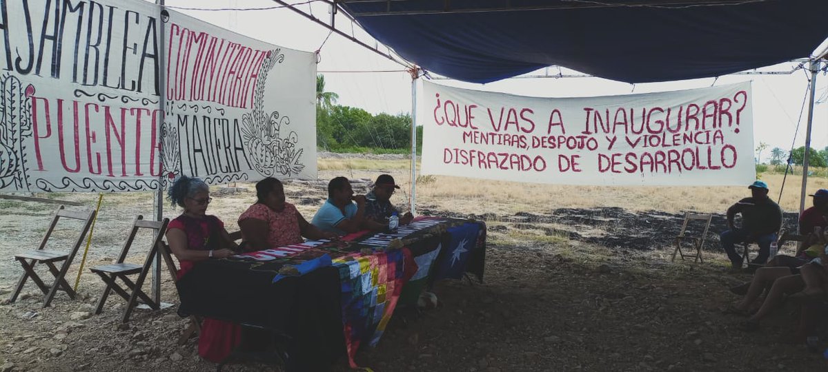Celebramos la lucha y resistencia de la Comunidad Puente Madera en contra del corredor interoceánico y el parque industrial en el Pitayal y condenamos la criminalización y judicializacion contra las personas defensoras.
