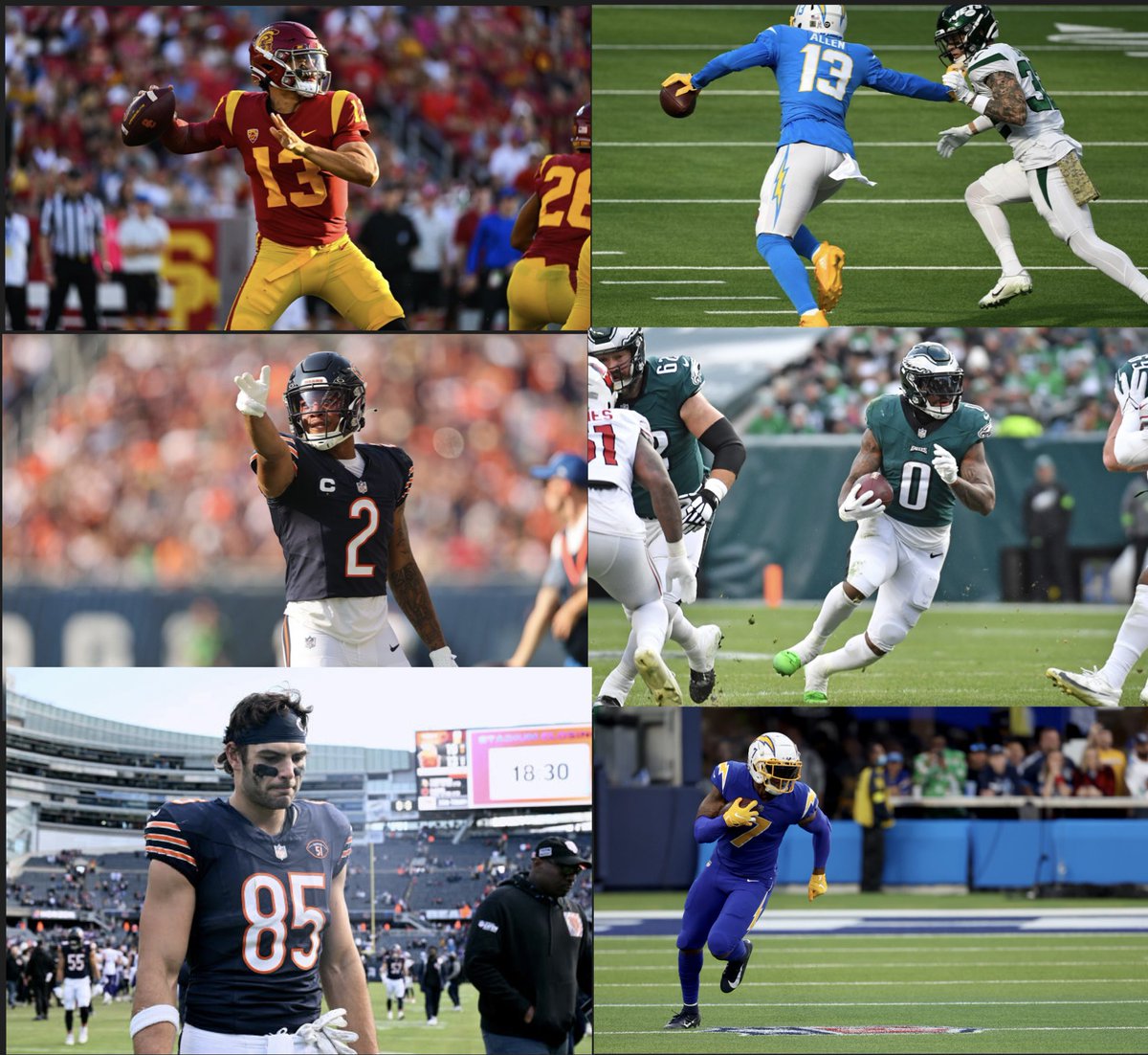 THE BEST OFFENSE IN THE #NFL… 

The Chicago #Bears are about to be SCARY 

QB: Caleb Williams 
RB: D'Andre Swift
WR: DJ Moore
WR: Keenan Allen 
TE: Cole Kmet 
TE: Gerald Everett 

🤯🤯🤯