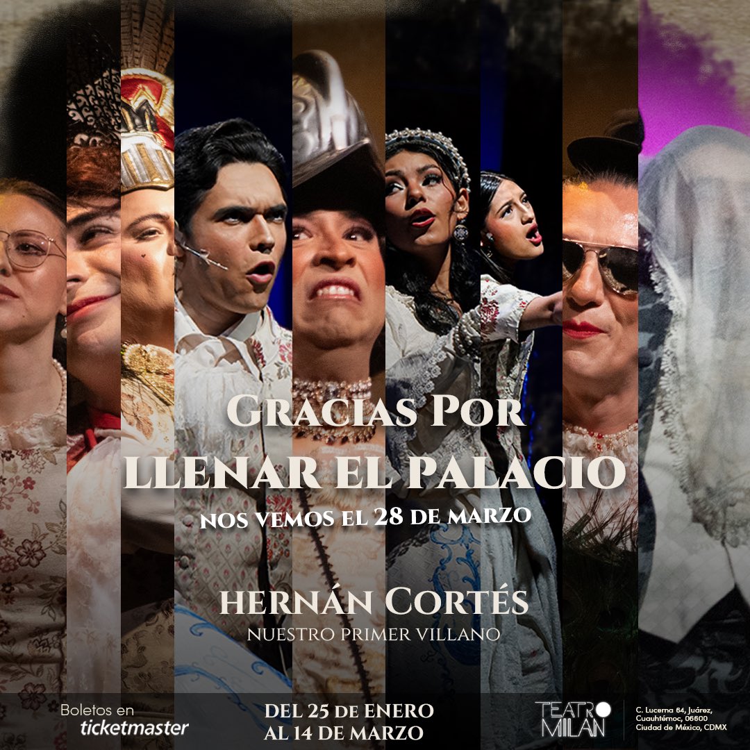 Gracias por una temporada AGOTADA en Palacio 👑🙌🏼
#JuevesDeMeninas #HaciendoHistoria