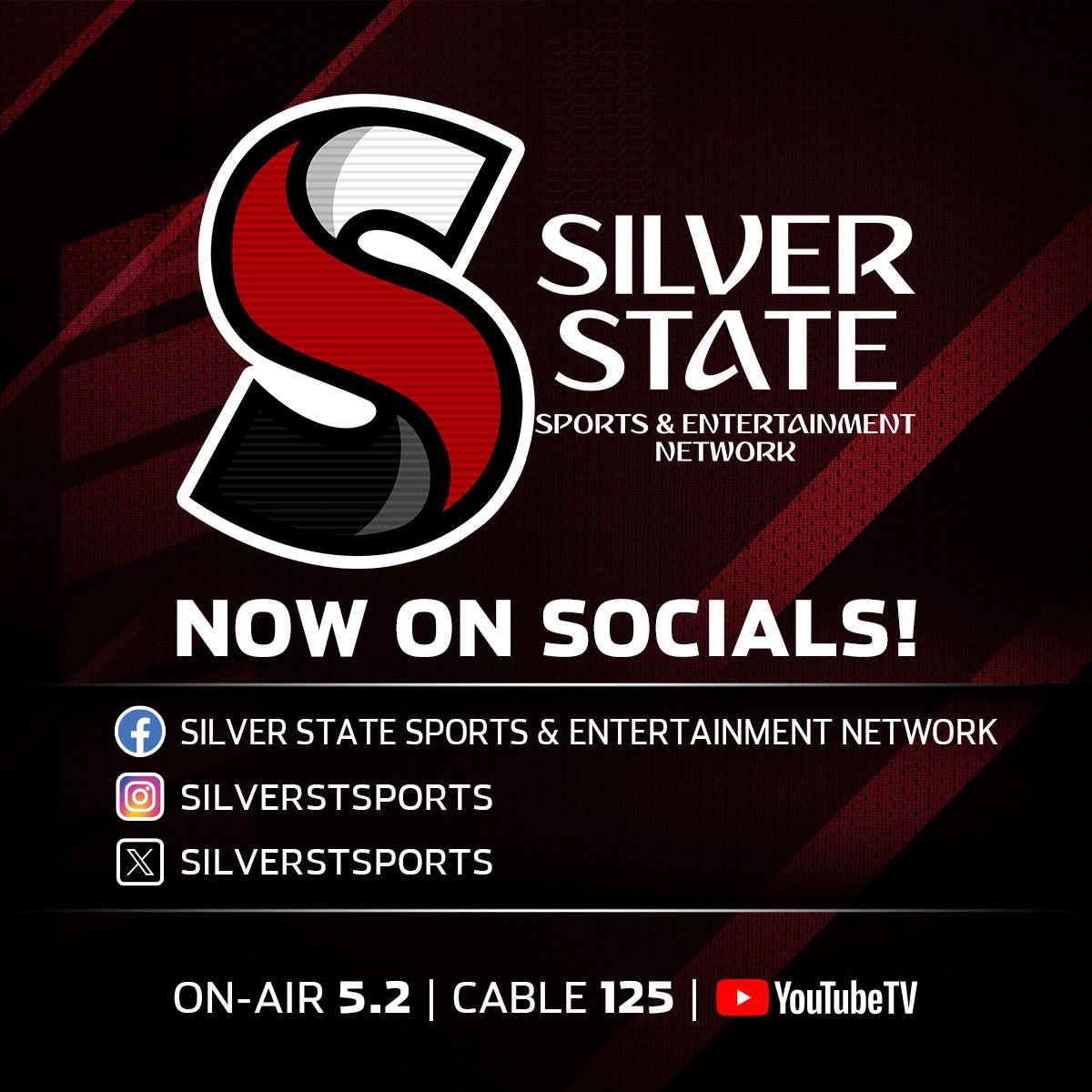 silverstsports's tweet image. Silver State Sports & Entertainment Network is now on social media!
Tap the follow button for exclusive inside looks into your favorite Las Vegas teams and watch original shows covering all aspects of the sports world 🏀🏈🏒
The excitement starts now!
