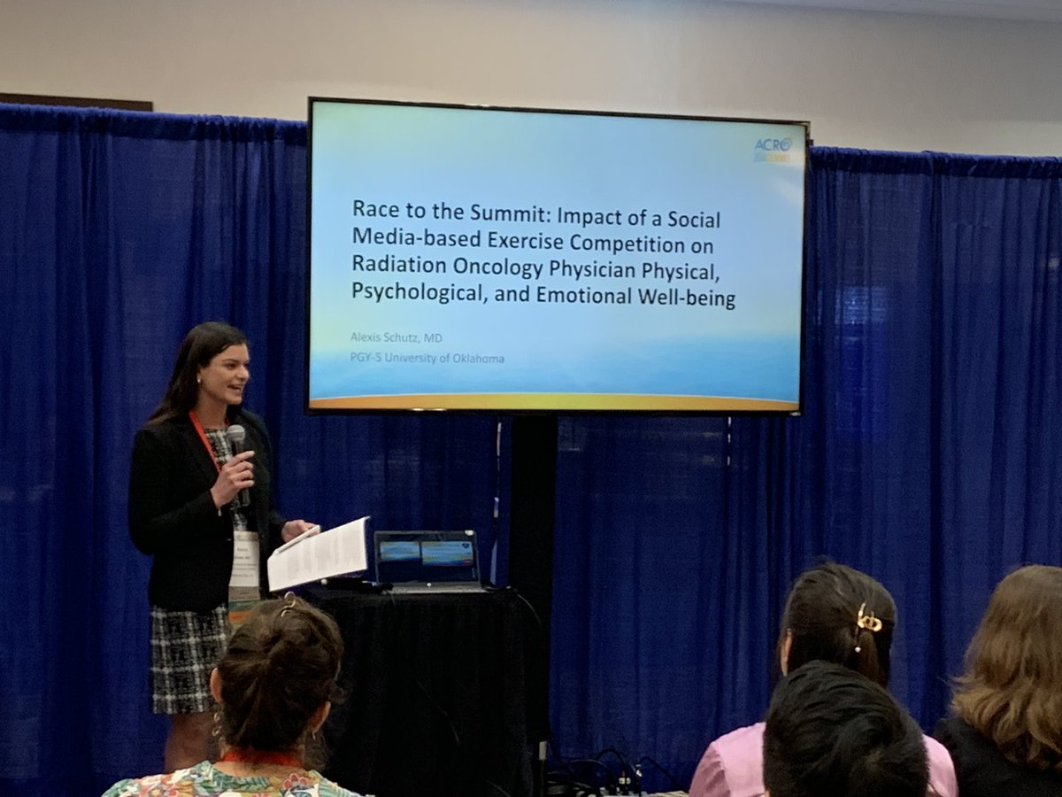 RadOncDoc_Niema's tweet photo. Shout out to @alexisschutz_md for her quick pitch talk on #RacetotheSummit at #ACRO2024 https://t.co/4ONmuUt2EL