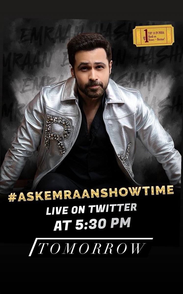 emraanhashmi's tweet photo. See you guys tomorrow !! https://t.co/PeXXJzzW5B