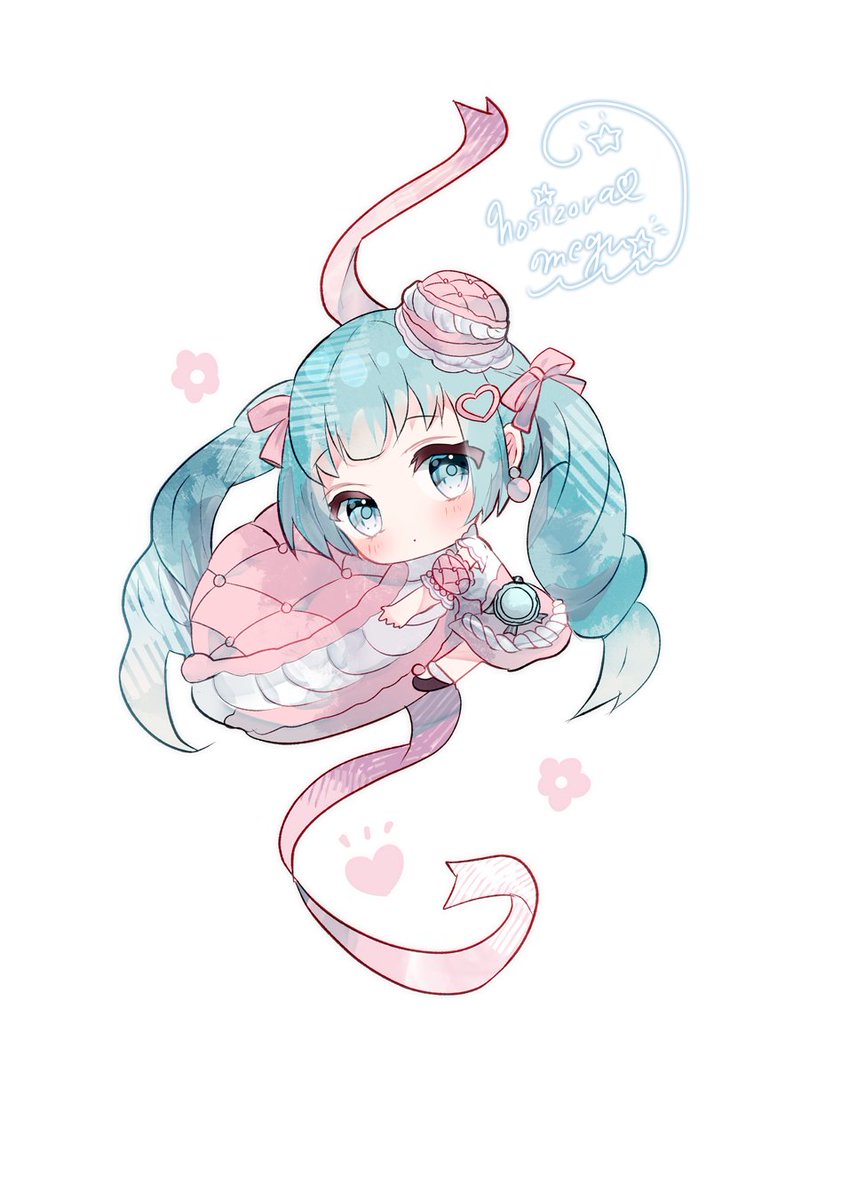 初音ミク 「『マカロンミク』 10日目  #100日チャレンジ #マカロンミク #illus」|星空めぐ🌟skeb募集中のイラスト