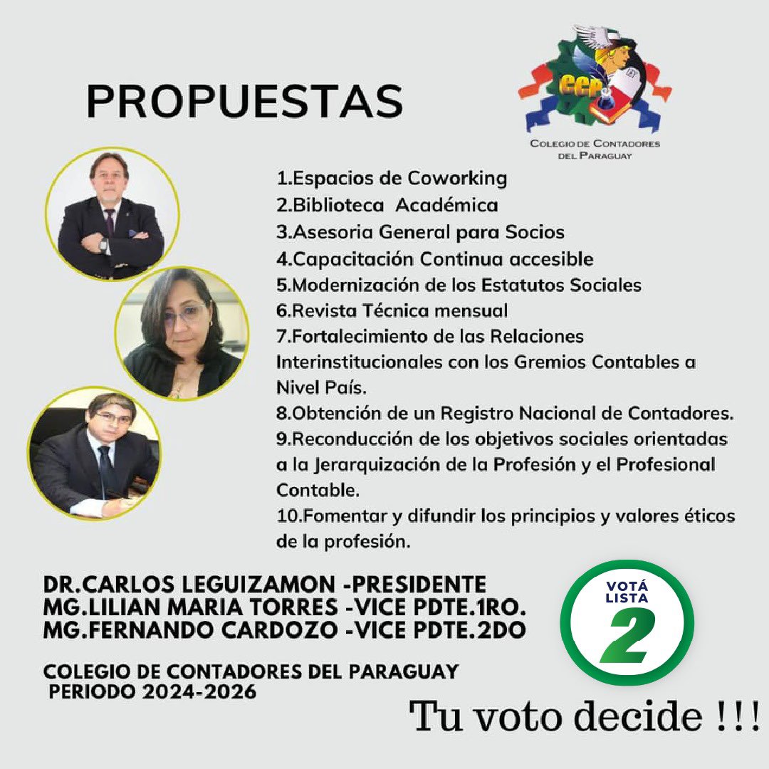 carlegui1964's tweet photo. Vote lista 2 https://t.co/0wnXH073Nc