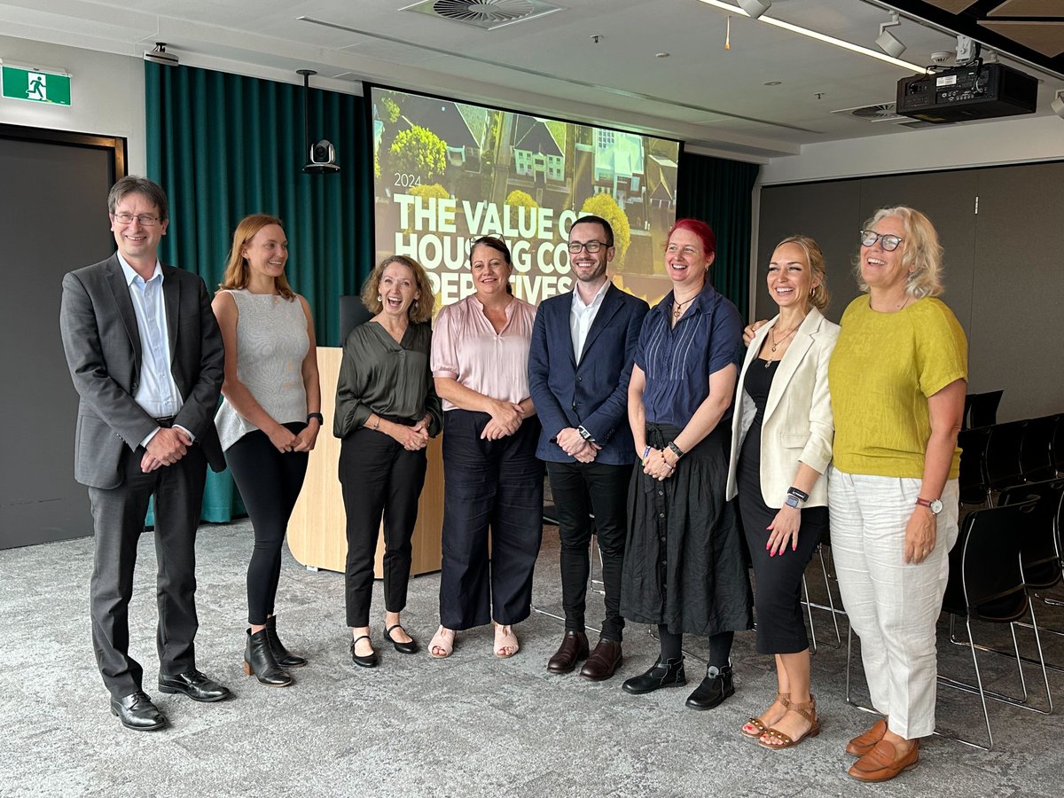 Today we launched the 'The Value of Housing Co-operatives in Australia' report. @BCCM_AU CEO @melina_bccm set the scene this morning 'we're here because we care about how people live, housing is a human right' Read the report now: bit.ly/3wVAlle