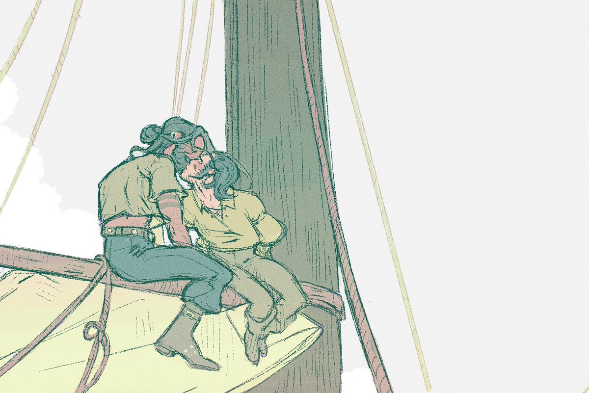 oldmanyaois's tweet image. might as well post it here too cuz i still like it -- banner art i did for @HappyEdizzyWeek 💌