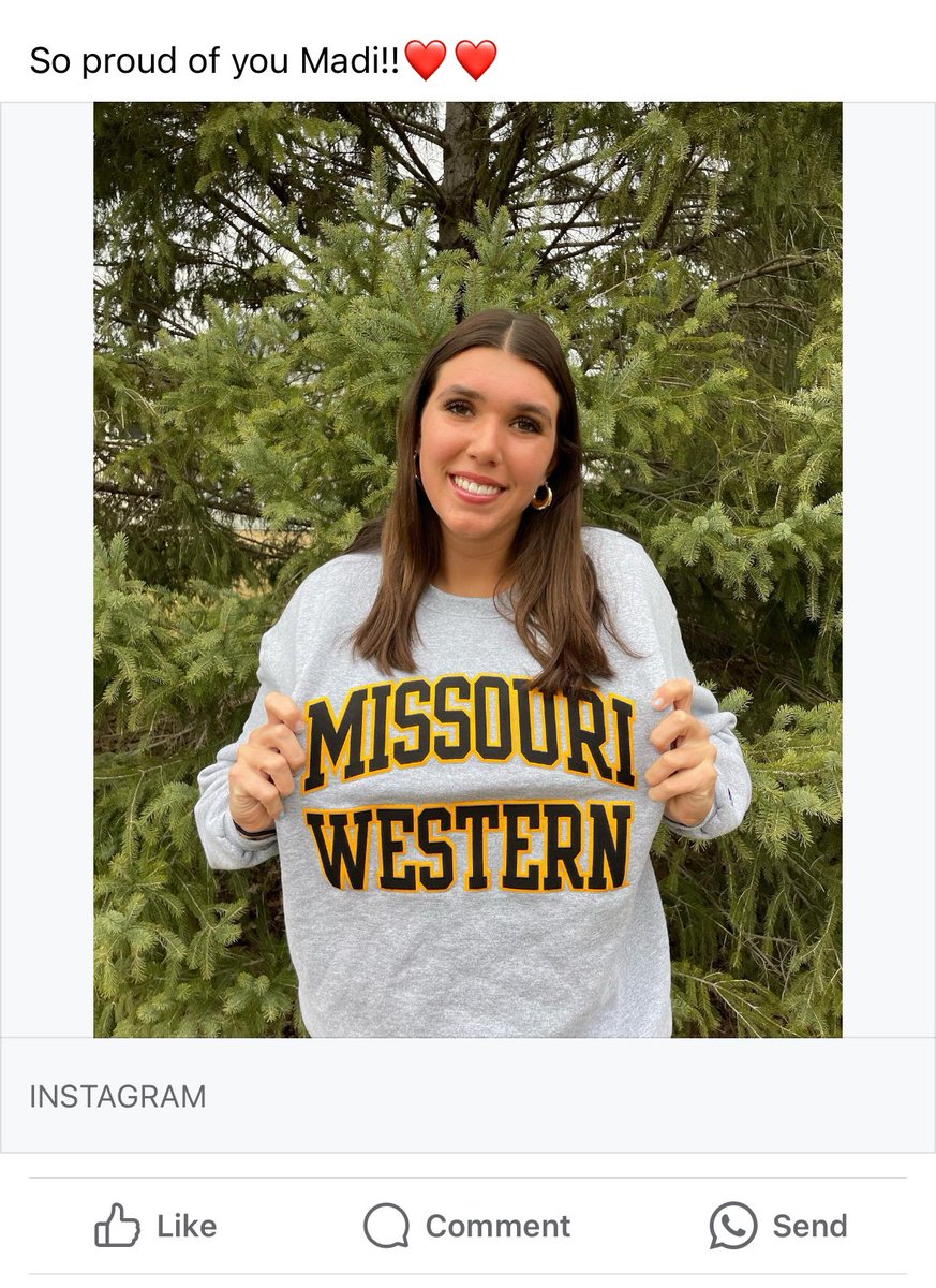 ParkGirlsLax's tweet photo. Congrats @BrinkmanMadi We are so excited for you, Missouri Western is getting a rock star! https://t.co/kd2u4KjIII