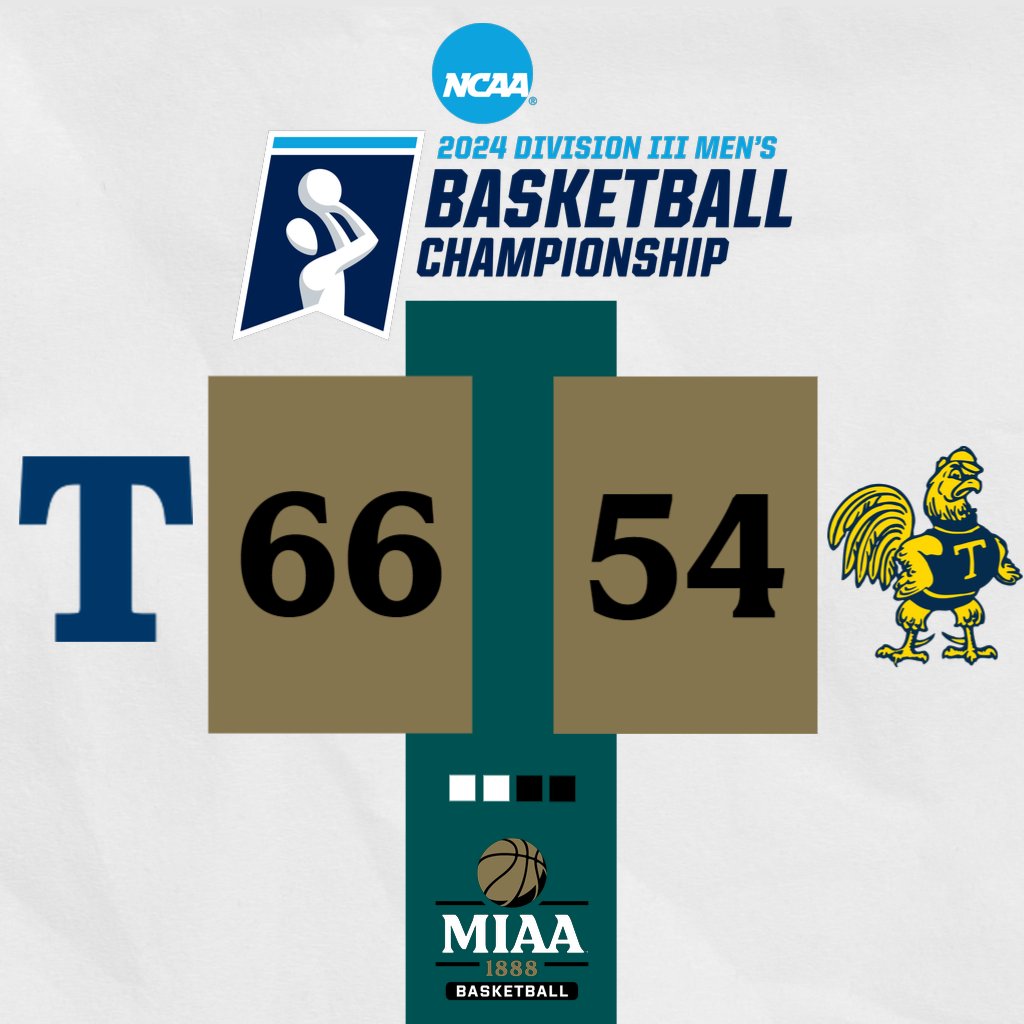 MIAA1888's tweet photo. NATIONAL CHAMPIONSHIP BOUND!!!!! 🏀

@TrineAthletics will continue its historical season in the final round of the NCAA Men's Basketball Tournament! 🔥

The Thunder will face Hampden-Sydney this Saturday with tip-off scheduled for 4:06 p.m. in Fort Wayne.

#D3MIAA #GreatSince1888 https://t.co/CWwAEhi5ab