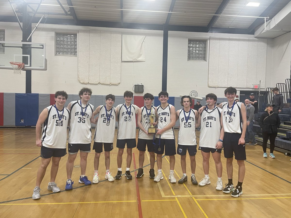 CYO State Champions!! 🏆🏆🏆

St Mary’s Franklin 12th grade boys-Walsh win the 11/12 senior boys title today! 

Third straight CYO state title for this class….simply amazing!!  A dynasty!

Congrats to Coach <a href="/walshy19761/">walshy1976</a> and his entire team 👏👏👏