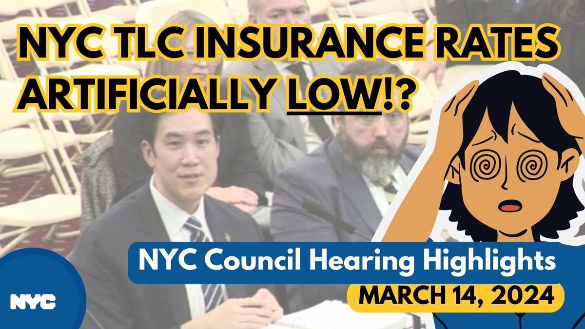 automarketplc's tweet image. During City Council testimony NYC TLC Chair David Do says for-hire liability insurance rates are "artificially" low, citing Uber's lawsuit against American Transit. He might be right, we explain #nyctaxi #ubernyc #tlcinsurance 

🔗 in bio