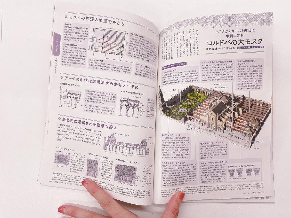 『建築知識2024年4月号』3/19発売!
特集は読者の皆様からリクエストが殺到した「中世ヨーロッパの建物と街並み詳説絵巻」!
城塞に宮殿、バザール、モスクに修道院、貴族の住居に町家まで!
西欧に東欧、ビザンツにイベリア半島、中東まで約20都市の歴史や名称、宗教、文化や服装他を図解で完全網羅!