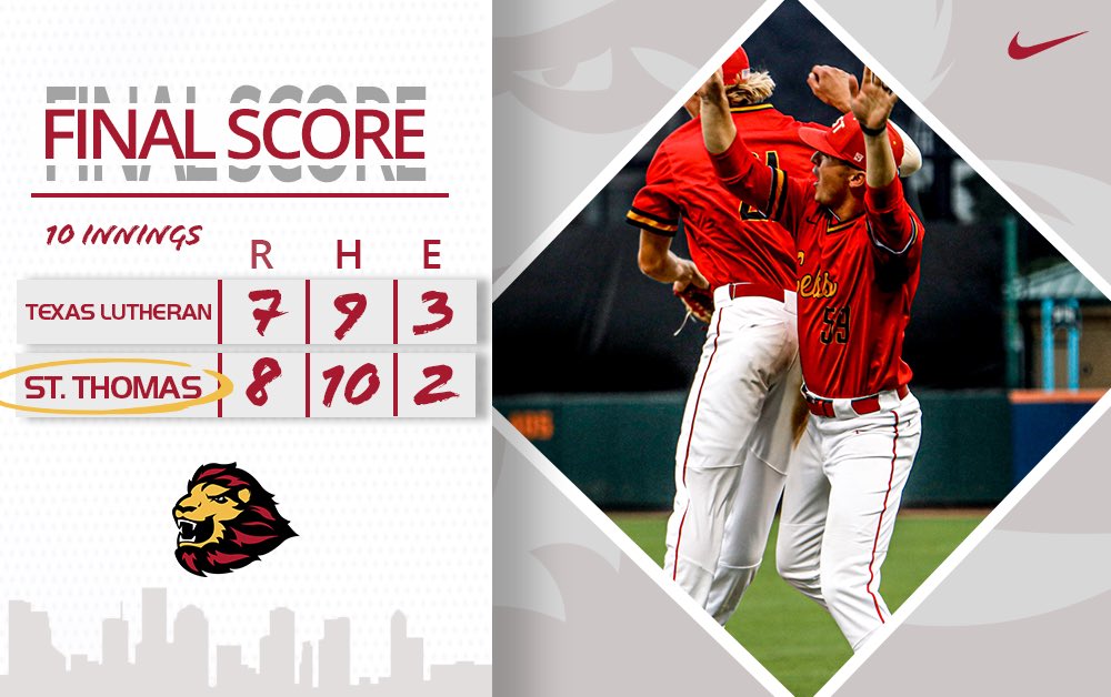 USTAthletics's tweet photo. Hey @scac_sports HoUSTon brought the problem ⚾️👊

✅ Landon Murray Complete Game Shutout
✅ 10th Inning DUB for 2-0 Series Lead vs TLU

#CeltCulture | #VamosCelts https://t.co/im3jXXQ5em