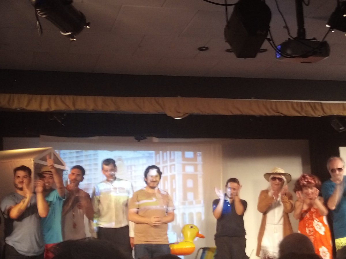 Excelente obra
<a href="/guardianesdelab/">guardianes </a>
en el #TeatroLaBancaria  ...  Mas marplatense que los alfajores... Mas marplatense que la Bristol ...  Grandes actuaciones!!!!  cc <a href="/gonzalogobbi/">Gonzalo Gobbi</a>  Saludos fermdq