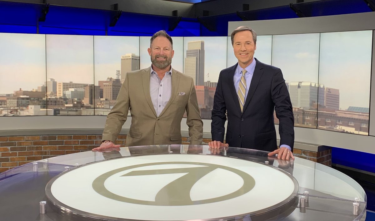 Cloudy, with a chance of Slater 🌤️ 

Had some business at <a href="/KETV/">KETV NewsWatch 7</a> this week, and this old broadcasting student had a chance to pop into the studio ~ thank you for the warm welcome, <a href="/BillRandbyKETV/">Bill Randby</a>

#Broadcasting #TodaysForecast #LocalNews #Omaha #KETV