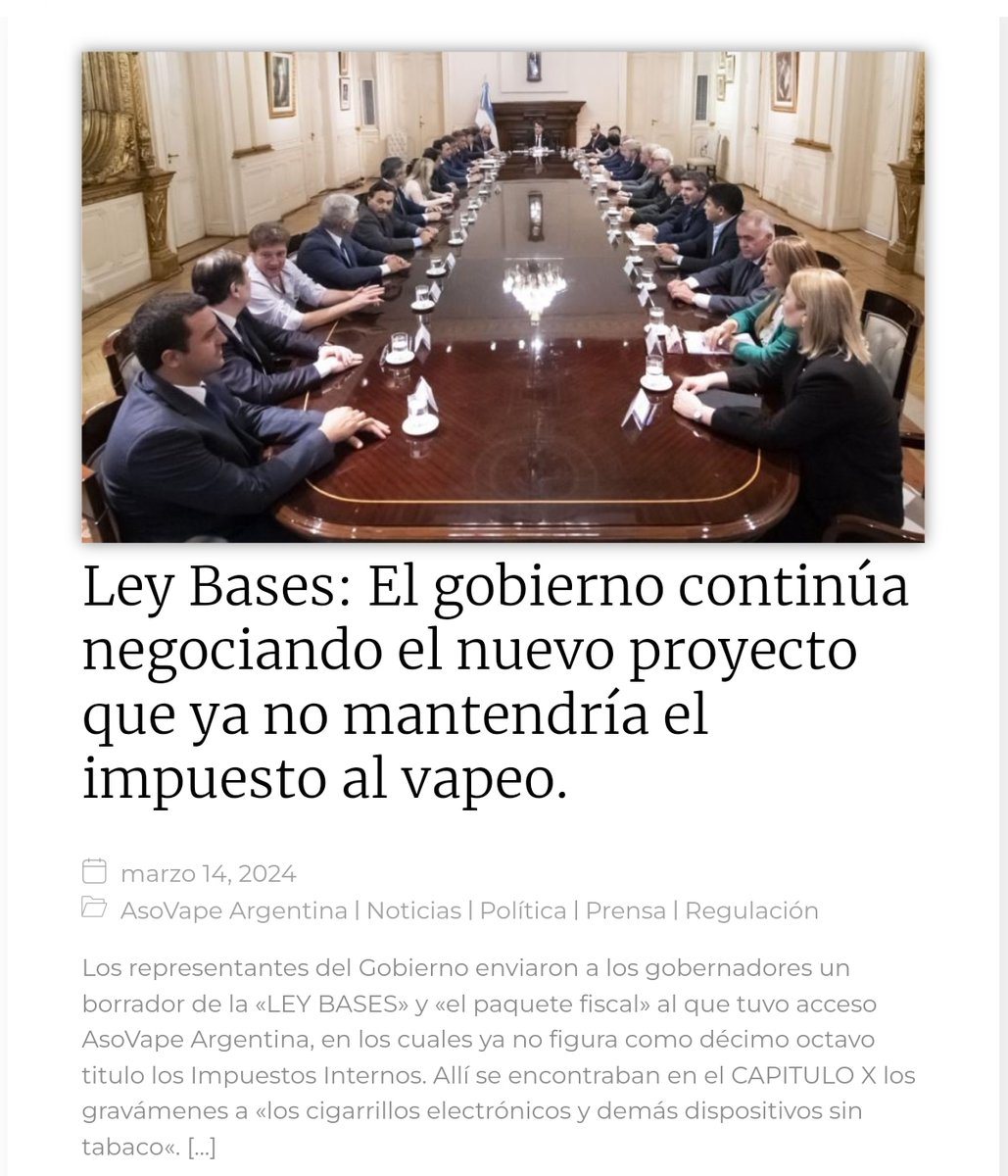 Mantente informado y actualizado con las últimas noticias del país 🇦🇷⬇️

🔗asovapeargentina.org/politica/ley-b…