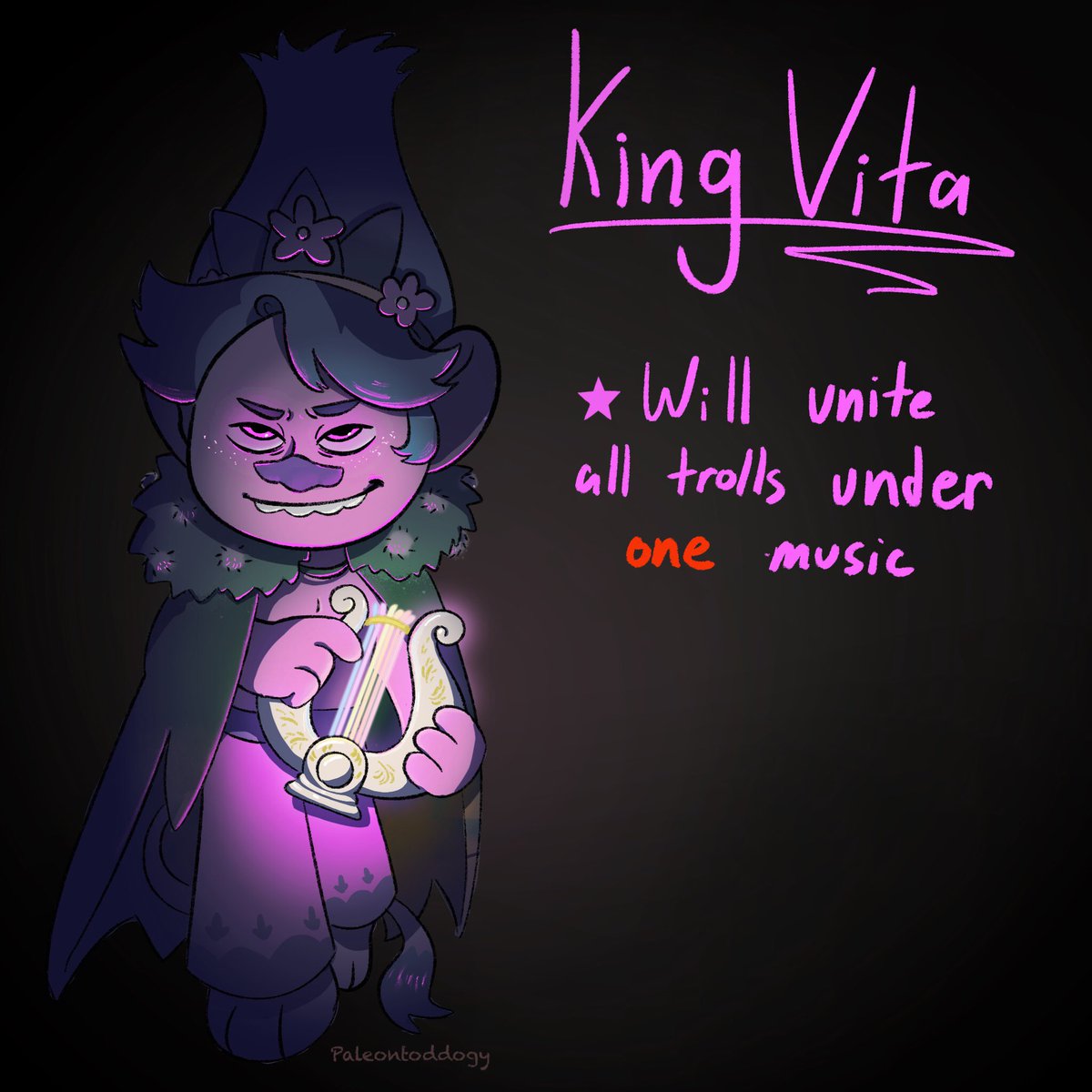 Little thought experiment about what troll society looked like before they discovered music

Introducing: Poppy the first and her little brother Vita 🌸

#trollsfanart #TrollsPoppy #trollsworldtour