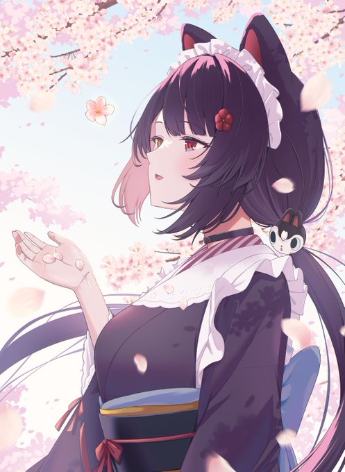 桜攫い #いぬいらすと 