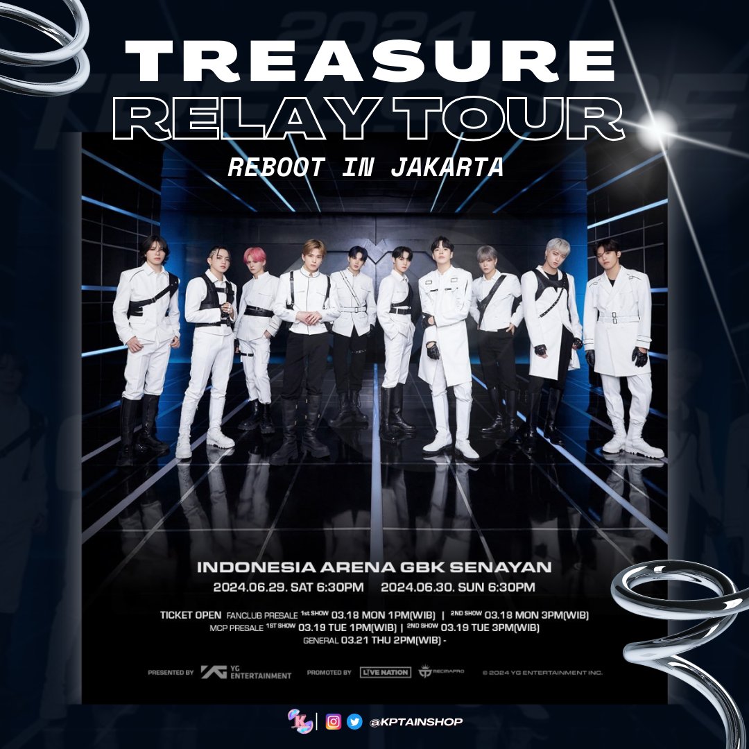 kptainshop's tweet photo. OPEN JASTIP JASA WAR TICKETING 2024 TREASURE RELAY TOUR [REBOOT] IN JAKARTA INDONESIA

💰 BOOKSLOT 35K/TIX
FEE:
✅ FULL SAMPAI TIKET FISIK (300K)
✅ HANYA JASA WAR MEMBERSHIP ONLY (110K)
✅ REFUND JIKA TIDAK DAPAT (DIPOTONG 35K UNTUK FEE)
DM TO BOOK!
#TREASURE_REBOOT_IN_JAKARTA https://t.co/A9jy4vyZzc
