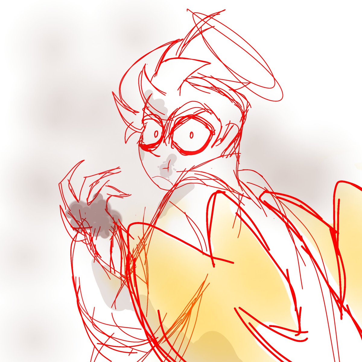 Bruhhih8mylifeu's tweet photo. Dadam Shenanigans on a one shot I did on another platform! Decided to sketch the mischievous man getting caught eating pure cake mix at 3am
#HazbinHotelAdam
#AdamHazbinHotel
#Adam
#Dadam https://t.co/aNdDyyclPL