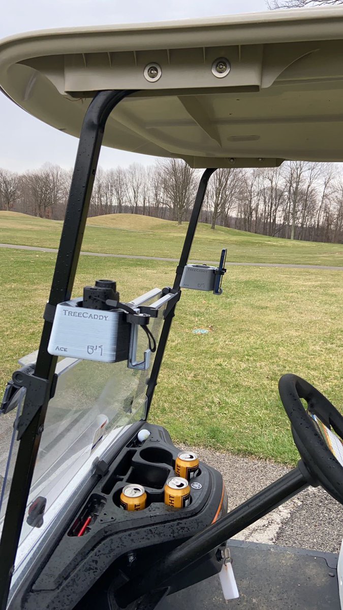 moneytim_2's tweet photo. Today was the first time a TreeCaddy Ace was ever used for a full 18 hole round of golf. I shot a 2-under, 70 at the Links at Spring Church. #OnGod Ties my best round ever there. 

Does having a TreeCaddy Ace on your cart make you better at golf? #ItMight https://t.co/p7ATNyx7IZ