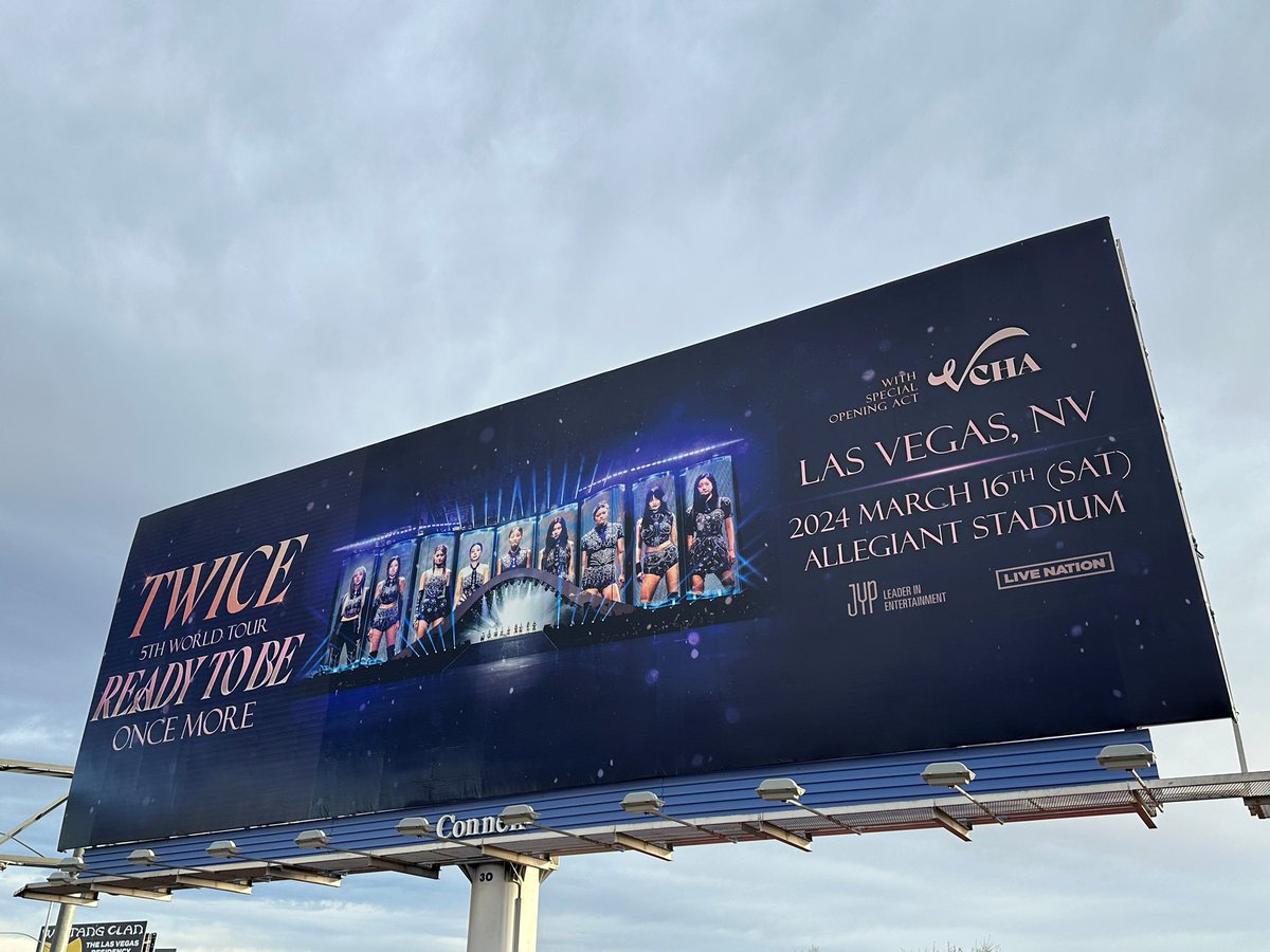 TWICE Takes Over LAS VEGAS 👑 Who's excited for the Allegiant Stadium show on Saturday? Get your ticket for the show here 🎫 bit.ly/TWICEONCEMORE #TWICE #트와이스 #READYTOBE #TWICE_5TH_WORLD_TOUR #WithYOUth #ONESPARK