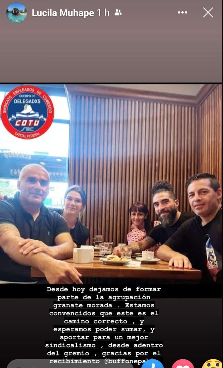 Y este cuerpo de delegados no para de crecer y de construir hoy una sucu más se suma y cada vez somos más 💪 del lado que tenemos que estar <a href="/BuffonePablo/">Pablo Buffone</a> <a href="/gabyfranch77/">El PELA 85 🌶️</a> <a href="/DanielOveja/">Daniel Ovejero</a> <a href="/lalyferchiuzz/">Gladys Fernandez</a> <a href="/cocorojas83/">Jose Rojas</a> <a href="/BifariR/">BifariRacing</a> sindicato empleados de comercio bienvenida sucu 170