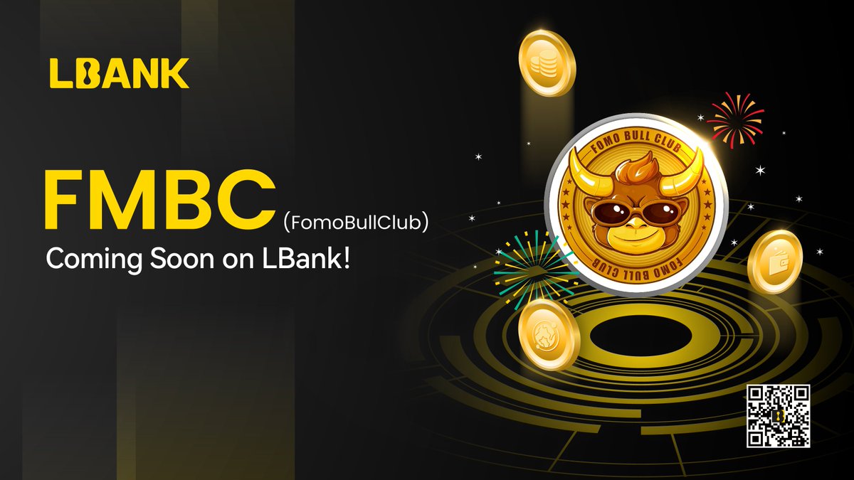 Antick7181's tweet photo. 🚀 Brace yourselves for the ultimate FOMO thrill ride! 💥 $FMBC (FomoBullClub) is about to make waves on #LBank 🌐. Embrace the FOMO frenzy with @fomobullclub and secure your spot in the club of champions! 🌟💎 Don't miss out on this epic journey! #FMBC #CryptoListing #FOMO 🚀 https://t.co/FlCF0xK4xk