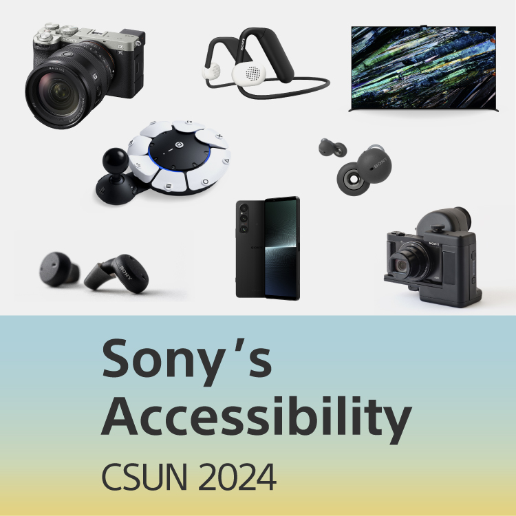 Join Sony at CSUN2024 - the world’s largest international conference on accessibility - as we share our vision for a more inclusive future by combining technology and creativity. Discover our demos, sessions, and more: sony.com/en/SonyInfo/ac… #Sony #Accessibility
