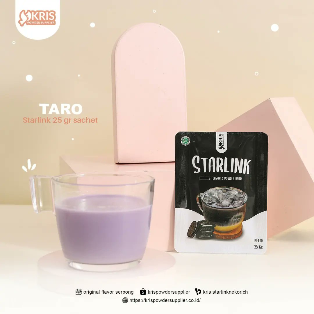 Seharian puasa bikin kita butuh asupan energi di waktu berbuka. Apalagi manusia butuh sekitar 2000 kalori setiap hari nya nih biar bisa menjalankan aktivitas.

Buka puasa dengan Starlink Taro yang manis-manis ini🤤🤗

#bubukminuman #jualbubukminuman #bubukminumancafe