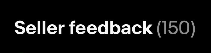 Super stoked to hit 150 feedback on @eBay 

This is not my first go round but this is longest I’ve been able to maintain and grow a store. 

I owe a great amount of gratitude to @anupamsharma for getting here along with many people in the @garyvee @veefriends world for their