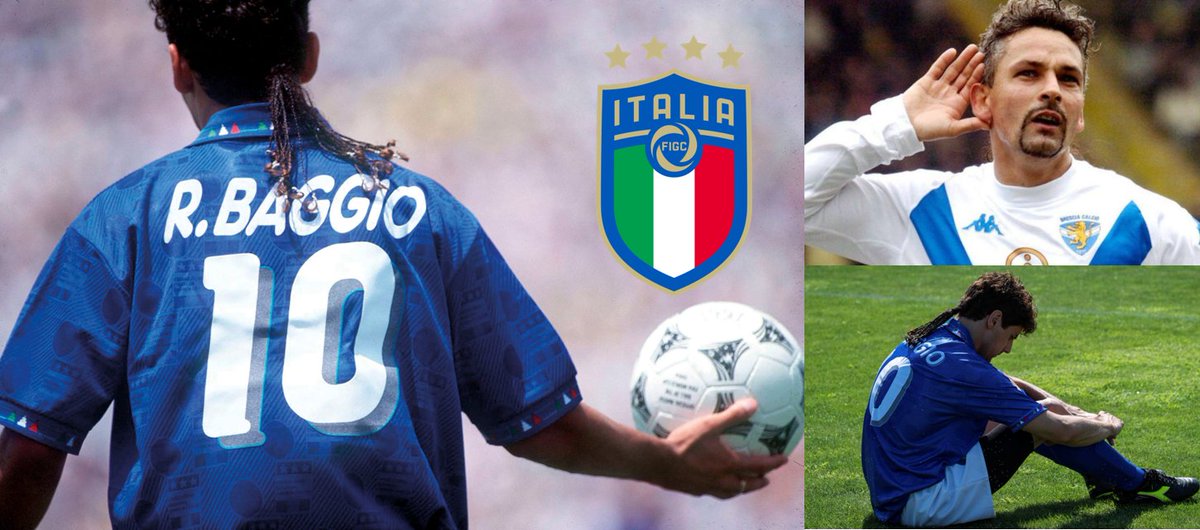 ViejaGuardiaEA's tweet photo. ⚽️Elegante, técnico, goleador.

🏅Ganador del Ballon d’Or

🇮🇹 Roberto Baggio, Crack de la historia.

🐴Esta es la historia de “Il Divin Codino”.

🧵Abrimos hilo del "hombre que murió de pie".

Una colaboración con nuestro seguidor @nachobravo98 fan como nosotros de R.Baggio https://t.co/CdYBFUbp0b