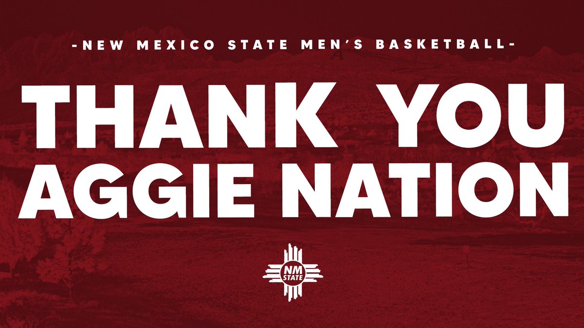 Thank you Aggie Nation for your tremendous support this season ❤️ #AggieUp