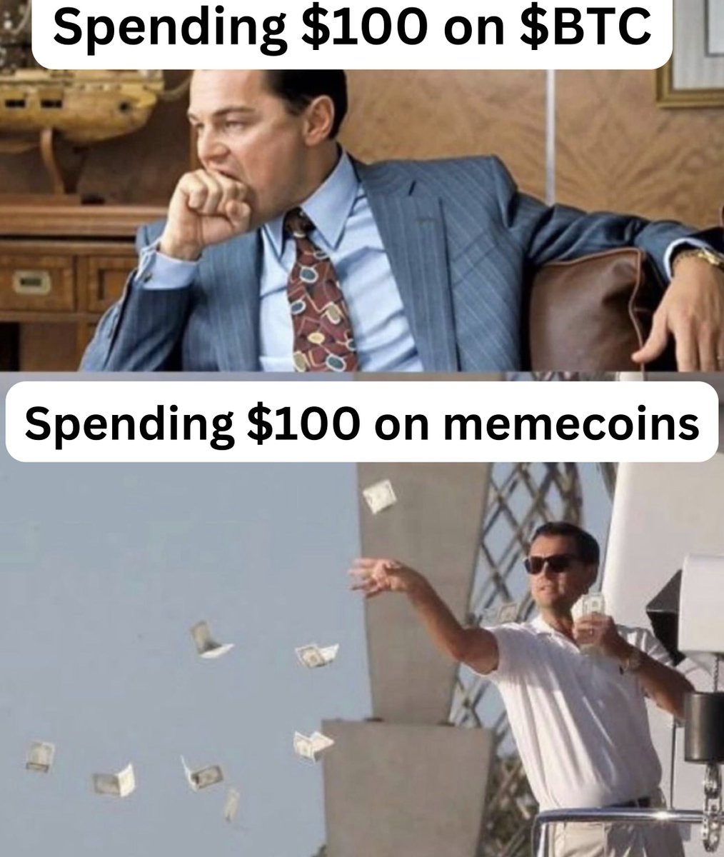 Chasing the thrill of crypto? 🎢💸 Why play it safe with #Bitcoin when you  can ride the wild side with meme coins? Just remember, volatility can be a  rollercoaster - strap in