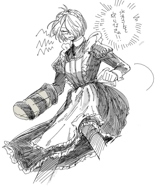 絵チャお邪魔しました!
これは戦闘メイドの〓くん 