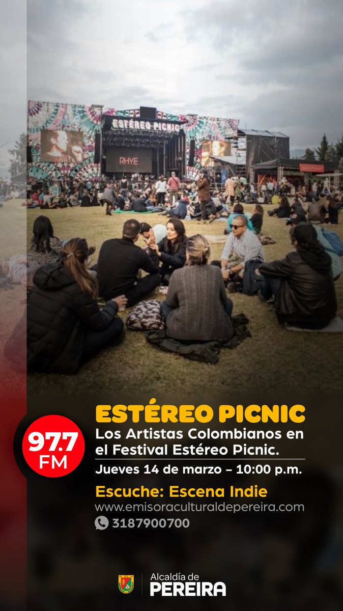 uteroandres's tweet photo. #AlAire  Hoy con Artistas colombianos que estarán en el #FEP2024 @Festereopicnic_  @MalaBengala @volcancontilde #lucashill #Buha2030 @EmisCulturalRAC #EscenaIndie #ElPresente #UnMundoDistinto  https://t.co/7ejVjITnD3 https://t.co/tEbpQnciGu
