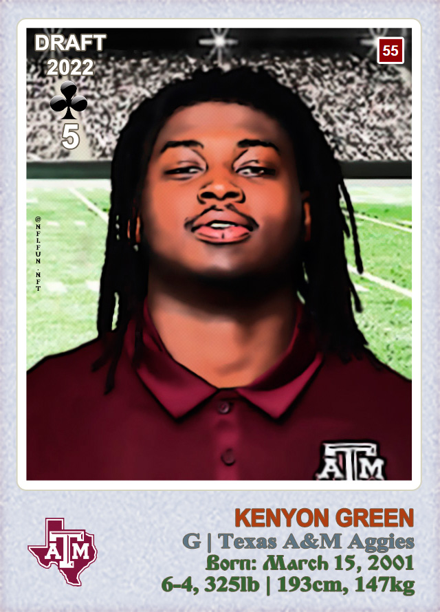 🎂#KenyonGreen🔗bit.ly/3N6P9mU🏈#TexasAMAggies   #HoustonTexans
Your #NFT collectible #sportscards with video 🎥on the   blockchain.
#NFL🏆#FantasyFootball #OpenSeaNFT #NFTinstagram   #NFTFacebook #VKNFT