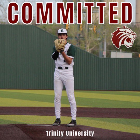 Beyond blessed to spend the next four years here. Thank you to everyone who has been there along the way. Go tigers! @Reagan_Baseball @baseball44smith @TrinityTigersB2