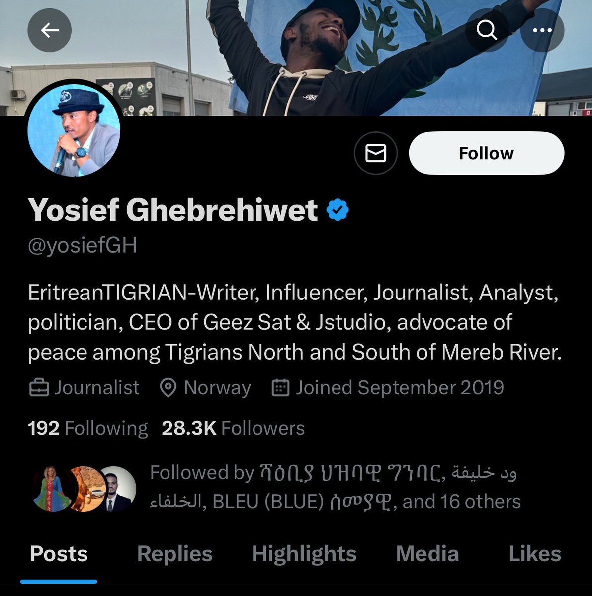 1OEdWKmRDhydi3d's tweet photo. @yosiefGH Our difference is simply clear and bold! you are #Tigryan and the peaceful #community you terrorized are Innocent #Eritrean! https://t.co/8rp7c9vqjX