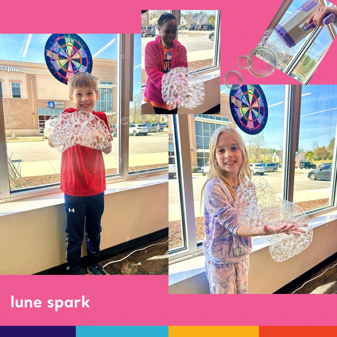 fun moment from our campers with bubbles 🫧🫧🫧 happy friday eve ;) pics from camila 😻

#lunespark #daycamp #daycamps #trackoutcamps #apextrackoutcamp #apexdaycamp #creativity